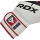 Боксерские перчатки RDX F7 Ego 16 унций красные для тренировок и спаррингов с капой в комплекте кожа Maya Hide - изображение 4