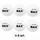 Мячи для настольного тенниса BAX 3*** Набор 6 шт 40 мм White - изображение 1