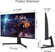 Монитор 24" KOORUI Gaming 24E4 Full HD VA 165 Гц Factory Recertified g5 - изображение 2