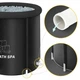 Круглий каркасний басейн "Ice Bath Spa" для крижаної ванни 80 х 80 см - зображення 11