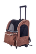 Рюкзак-візок для домашніх тварин SENFUL 3-In-1 Pet Trolley Brown - зображення 9