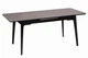 Стіл обідній розкладний BERLIN CERAMIC 140(180)x80 Сірий мат Чорний каркас (10376) - зображення 2