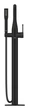 Змішувач для ванни для підлоги Grohe Essence 25248KF1 (чорний матовий) (25248KF1) - зображення 3