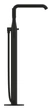 Змішувач для ванни для підлоги Grohe Essence 25248KF1 (чорний матовий) (25248KF1) - зображення 5