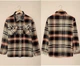 Жіноча фланельна куртка-сорочка Gnveub Oversized Flannel Shirt Jackets Color: Khaki M - зображення 5