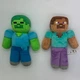 Плюшевые игрушки Стив Steve и Зомби Zombie Minecraft 2 шт - изображение 1