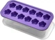 Форма для льда Stenson с контейнером Фиолетовая 27х12х7.5 см (R92456 violet) - изображение 1