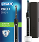 Elektryczna szczoteczka do zębów ORAL-B BRAUN Pro 1 Cross Action 750 Black (4210201203988) - obraz 8