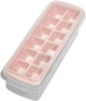 Форма для льда Stenson с контейнером и лопаткой Розовая 28х10х9 см (R92489 pink) - изображение 1