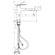 Смеситель для кухни HANSGROHE ZESIS с вытяжным изливом 259 мм 74804800 - изображение 3