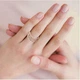 Обручку DIAMOND of LOVE "Долина мрій: Магія погляду" жіноче в рожевому золоті, 17р - зображення 2