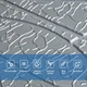 3D панель стінова самоклеюча Sticker Wall Silver 700*700*6mm D (3DPanda-1951) - изображение 4