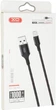 Кабель XO microUSB NB143 Braided 2.4A 1 м Black (NB143-M1-BK) - изображение 2