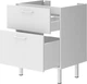 Тумба JUVENTA Afina-60 белая - изображение 3