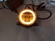 Дополнительные противотуманные LED фары ПТФ на Ford FIESTA 3,5" 45+45W W/Y обід/повор 05- комплект Форд Фиеста M2065160 - изображение 6