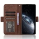 Чехол-книжка с кармашками Deexe Wallet Stand для Infinix GT 20 Pro - Brown - изображение 2