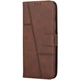 Чохол-книжка з застібкою UniCase Jet Cover для Motorola Edge 50 Fusion - Brown - зображення 4