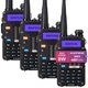 Рація Baofeng UV-5R MK5 комплект 4 шт., UHF/VHF, 8 Вт, 1800 мАч + Гарнітура + Ремінець на шию - зображення 1