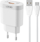 Ładowarka sieciowa Ldnio USB 18 W + kabel MicroUSB (A303Q Micro) - obraz 1