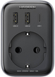 Adapter podróżny Ugreen EU - UK 2 x USB-A 1 x USB-C Czarny (6941876212613) - obraz 2