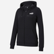 Толстовка на блискавці з капюшоном жіноча Puma Ess Small Logo Full-Zip Hoodie Tr 58681301 XS Чорна (4063697178960) - зображення 4