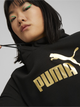 Худі жіноче Puma Ess+ Metallic Logo Hoodie Tr 849096-01 3XL Чорне (4065453125041) - зображення 5