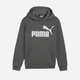 Підліткове тепле худі на флісі для хлопчика Puma Ess Big Logo Hoodie Fl B 58696560 164 см Темно-сіре (4099685595914) - зображення 4