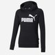 Дитяче худі для дівчинки Puma Ess Logo Hoodie Tr G 587030-01 92 см Чорне (4063697161009) - зображення 1