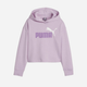 Dziewczęca bluza z kapturem Puma Ess+ 2Color Logo Short Length Hoodie Tr 68099360 116 cm Różowa (4099686764111) - obraz 1