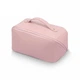 Жіноча косметичка Lesko BK-HZB-02 Pink несесер органайзер дорожня бьюті кейс - зображення 2