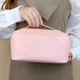 Жіноча косметичка Lesko BK-HZB-02 Pink несесер органайзер дорожня бьюті кейс - зображення 4