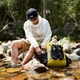 Туристический водонепроницаемый рюкзак Naturehike CNH22BB003 25л Желтый (Kali) AI734 - изображение 10