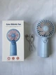 Портативний акумуляторний міні вентилятор ручний Mini Fan AP 223 блакитний - зображення 3