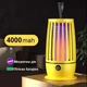 Ультрафіолетовий знищувач комах OKAL RED EAS на акумуляторі (4000 mAh), електрична лампа пастка комарів та мух, жовтий (86058170) - зображення 2