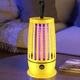 Ультрафіолетовий знищувач комах OKAL RED EAS на акумуляторі (4000 mAh), електрична лампа пастка комарів та мух, жовтий (86058170) - зображення 3