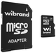 Карта памяти Wibrand microSDHC 8GB Class 10 UHS-I U1 + SD адаптер (WICDHC10/8GB-A) - изображение 1