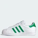 Мужские кеды низкие Adidas Superstar IE9047 46.5 (11.5UK) 30 см Superstar Ftwwht/Green/Ftwwht (4067889253015) - изображение 3