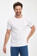Футболка однотонная Trend Collection 24y1267 Белый (BEYAZ) 2XL - изображение 5