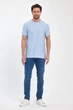 Футболка однотонная Trend Collection 24y1234 голубой (B.MAVI) M - изображение 2