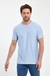 Футболка однотонная Trend Collection 24y1234 голубой (B.MAVI) M - изображение 7