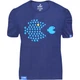 Футболка KLOST "School Of Fish (Отважный косячок рыб)" Blue S - изображение 1