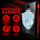 Повербанк умб 20000 mah со встроенными кабелями micro usb type c lightning Andowl Q-T70Х1 павербанк для телефона роутера устройств powerbank внешний портативный аккумулятор повербанки большой емкости черно красный - изображение 6