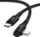 Кабель Essager Sunset Bend Type 100W Fast Charging Type-C to Type-C USB Cable 1 м Black (EXCTT1-CGWT01) - изображение 1