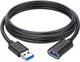 Кабель Essager USB Extension Cable USB 3.0 Male to Female 1.5 м (EXCAM-YTA01) - изображение 1