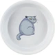 Миска Trixie для кошек керамическая с принтом 0.25 л 13 см Серая (4057589246523) - изображение 1
