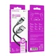 Кабель зарядки BOROFONE BX101 2.4А 1М USB to MicroUSB для Android/Samsung/Xiaomi/Huawei/Meizu Чорний - изображение 2