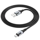 Кабель зарядки BOROFONE BX101 2.4А 1М USB to MicroUSB для Android/Samsung/Xiaomi/Huawei/Meizu Чорний - изображение 3