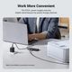 USB-хаб UGREEN CM653 4-Port USB 3.2 Gen 1 HUB з додатковим живленням USB Type-C 5Gbps Grey (15548) - зображення 4