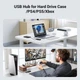 USB-хаб UGREEN CM653 4-Port USB 3.2 Gen 1 HUB з додатковим живленням USB Type-C 5Gbps Grey (15548) - зображення 5