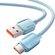 Кабель ESSAGER Breeze USB Cable USB-A to Type C 1 м 100W Blue (EXC7A-WL03-P) - изображение 3